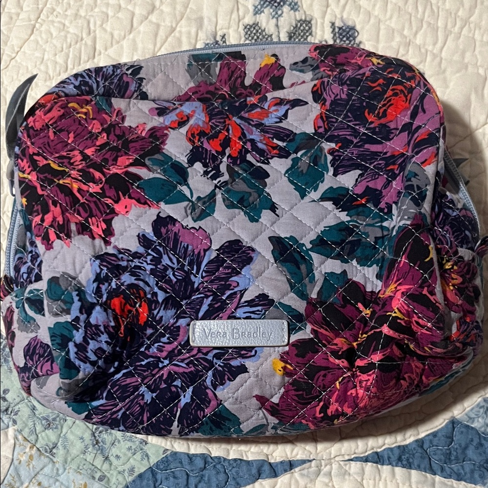 Vera Bradley Multicolor Floral Cosmetic Bag